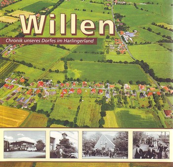 Das Bild zeigt die Titelseite der Dorfchronik vom Heimat- und BÃ¼rgerverein Willen